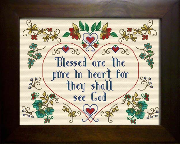 Blessed . Matthew 5:8